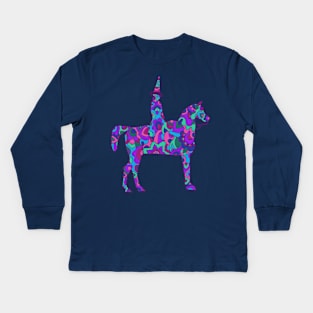 Glasgow Psychedelic Icon Kids Long Sleeve T-Shirt